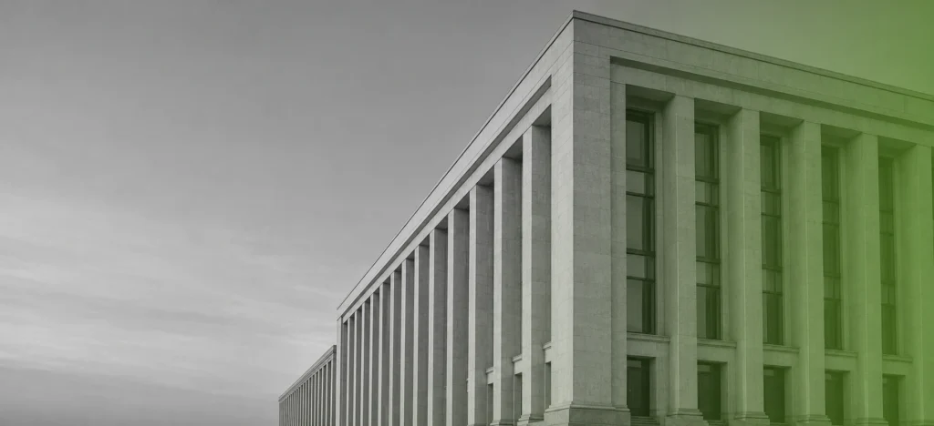 Government and public sector building representing Cognitive Consulting's government automation solutions