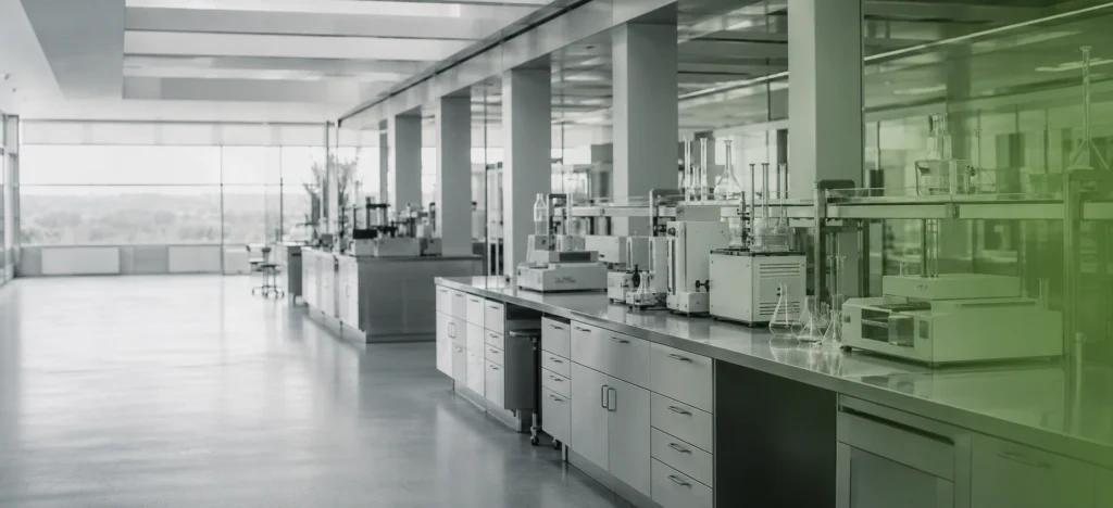 Pharmaceutical laboratory representing Cognitive Consulting's regulated industry automation solutions