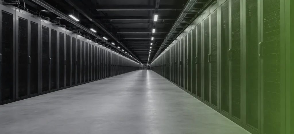 Telecommunications data center representing Cognitive Consulting's telco automation solutions